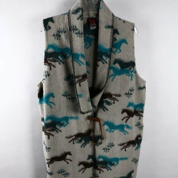 Western Long Vest by Mazmania - Picture 1 of 5